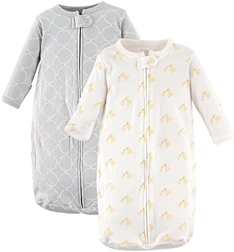 Hudson Baby Unisex Baby Cotton Long-Sleeve Wearable Sleeping Bag by HudsonBaby