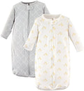 Hudson Baby Unisex Baby Cotton Long-Sleeve Wearable Sleeping Bag by HudsonBaby