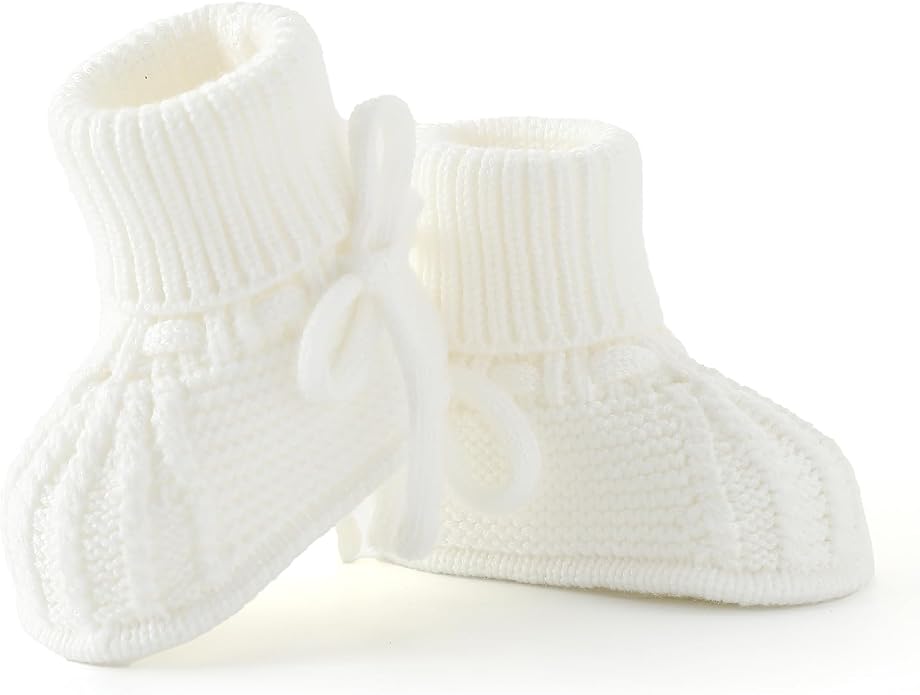 Baby Booties Soft Knit Baby Shoes by LOYFOKY
