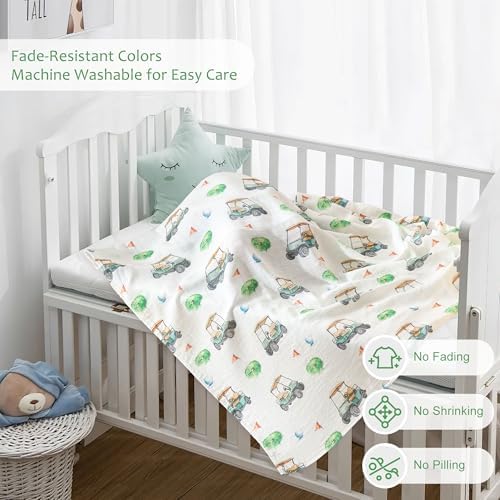 Baby Swaddle Blankets, Bamboo Muslin Receiving Blanket | 1-Pack, Lightweight & - Image 5