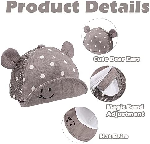 JANGANNSA Baby Duck Cap Infant Kids Sun Hat Bear Cute Cartoon Caps Spring Summer - Image 4