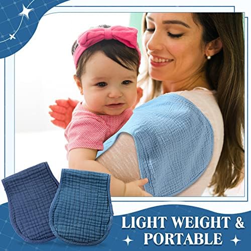 Frienda 8 Pack Muslin Burp Cloths - Image 6