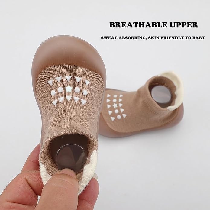 Baby Non Slip Socks Shoes Toddler Girls Boys First Walking Shoes Infant Indoor - Image 5