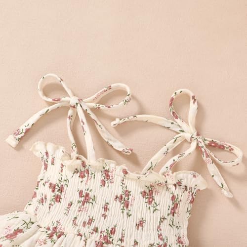 YOUNGER TREE Baby Girl Clothes Infant Summer Romper Dress Sleeveless Bodysuit - Image 5