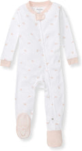 Burt's Bees Baby Girls Organic Cotton, Snug Fit Footed Sleeper Pajamas | by BurtsBeesBaby