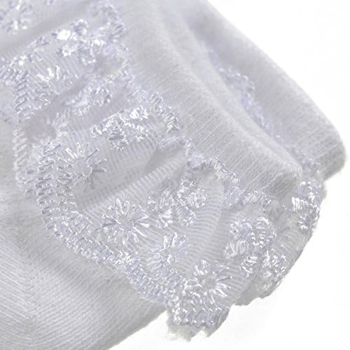 EPEIUS Baby Girl Ruffle Socks, Eyelet Frilly Lace Socks - Image 5