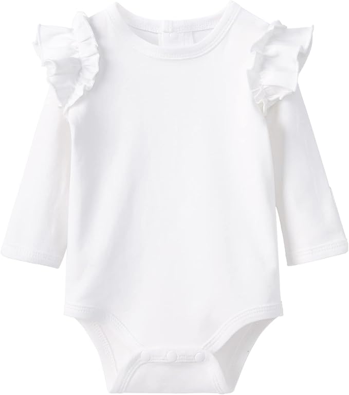 pureborn Baby Girls Boys Bodysuit One-Piece Romper 0-24 Months by pureborn
