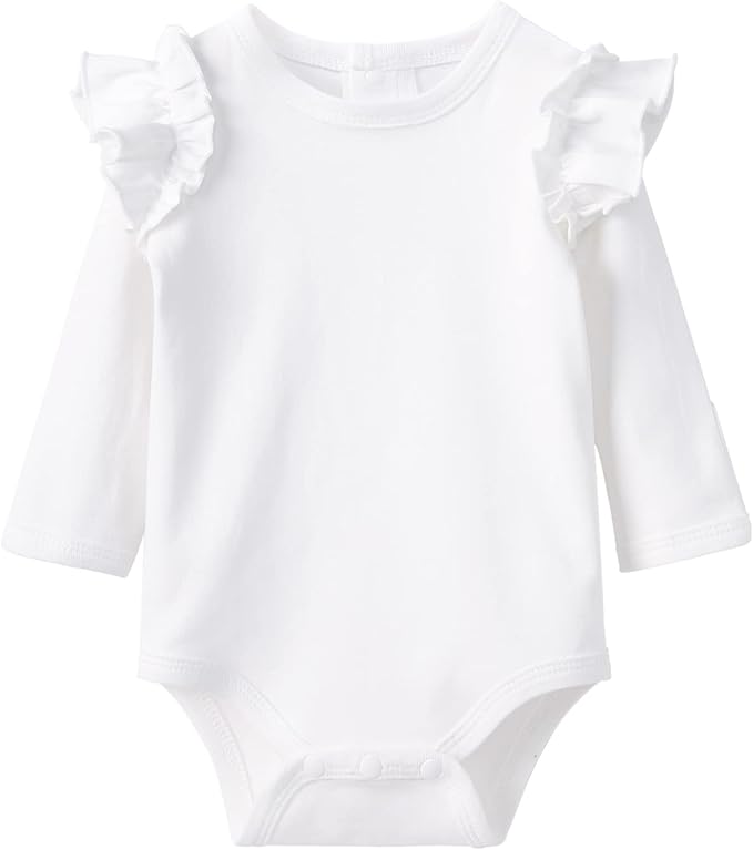 pureborn Baby Girls Boys Bodysuit One-Piece Romper 0-24 Months by pureborn