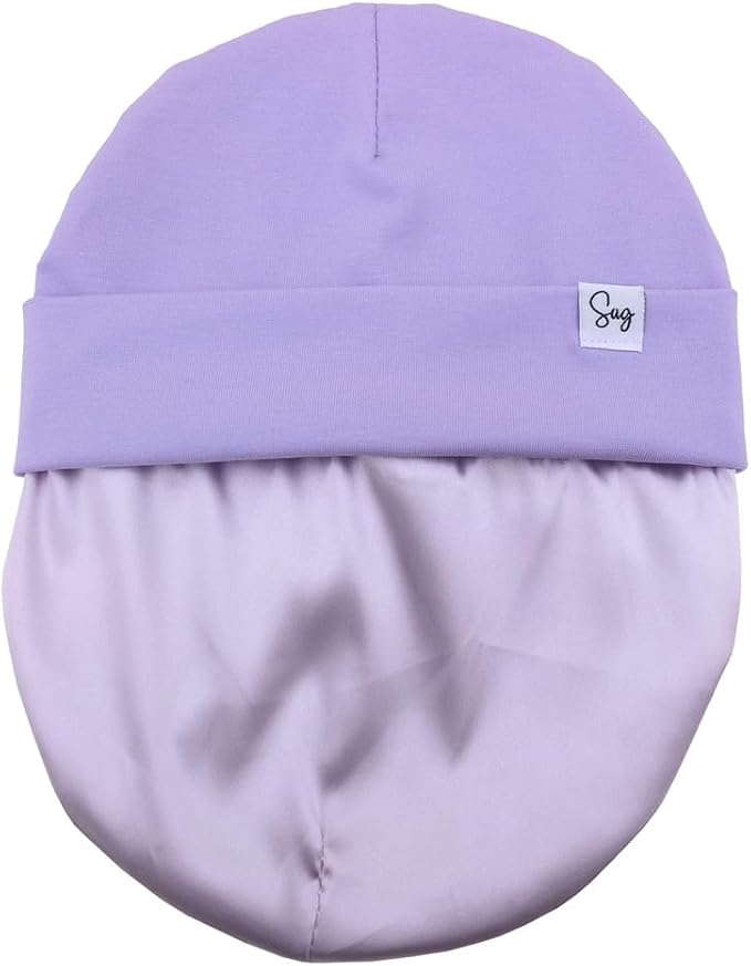 Jersey Beanie Hat for Newborn Baby Boys Girls Silky Satin Lined Hats Bonnet - Image 7
