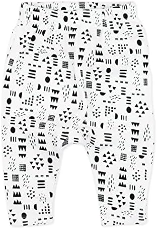 HonestBaby Unisex-Baby Multipack Harem Pants Roomy Fit Pull on Bottoms 100% - Image 2
