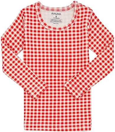 AVAUMA Baby Boys Girls Pajama Set 6M-7T Kids Cute Toddler Snug fit Pattern - Image 4
