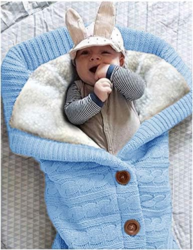 XMWEALTHY Unisex Infant Swaddle Blankets Soft Thick Fleece Knit Baby Girls Boys - Image 2