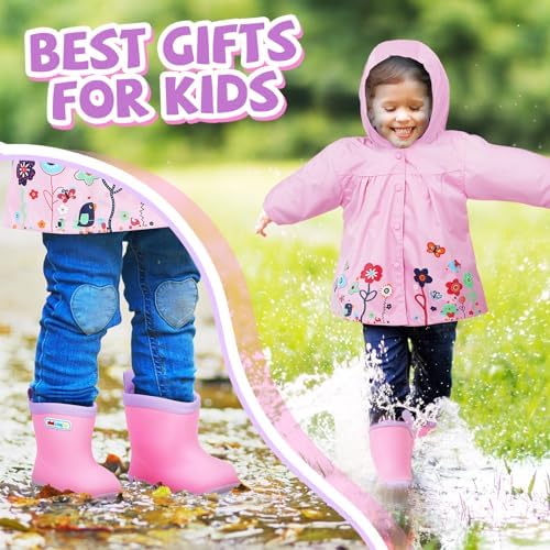 Twistover 2 Pcs Toddler Raincoat Boot Set - Image 5