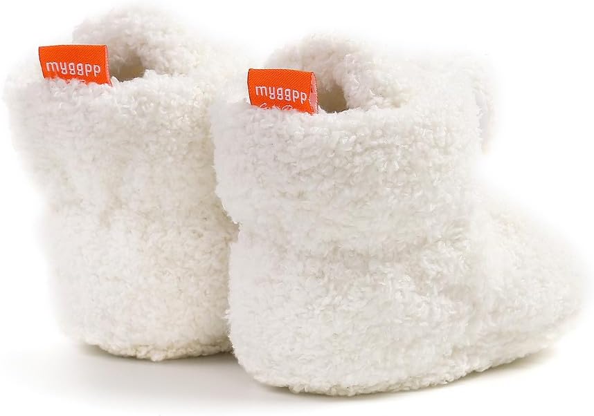 Baby Booties Cozy Fleece Slippers Soft Baby Shoes - Image 7