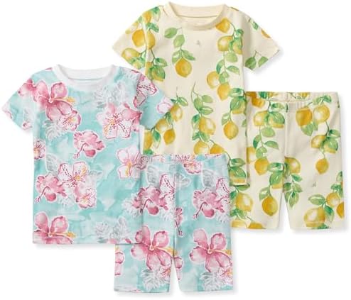 Burt's Bees Baby Unisex Organic Cotton Short Sleeve & Shorts PJ Set, 2-PC | by BurtsBeesBaby