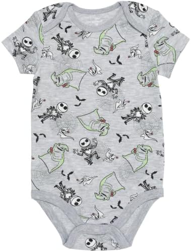Disney Nightmare Before Christmas Baby 5-Pack Short Sleeve Bodysuits - Image 6