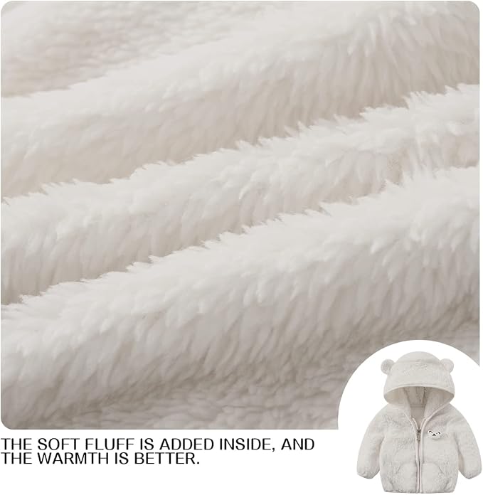 Baby Boy Fleece Jacket Girl Winer Clothes Coat - Image 6