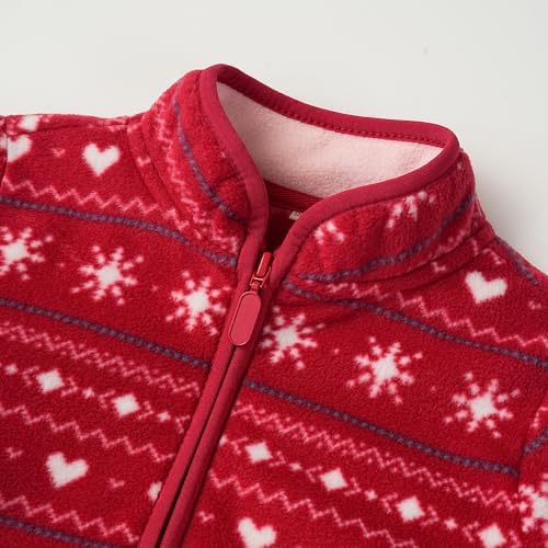 Toddler Boys Girls Fleece Jacket Lightweight Fall Spring 2-12 Years - Image 4