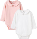 pureborn Baby Romper Bodysuits 2-Pack Unisex Soft Cotton One-Piece Outfit by pureborn
