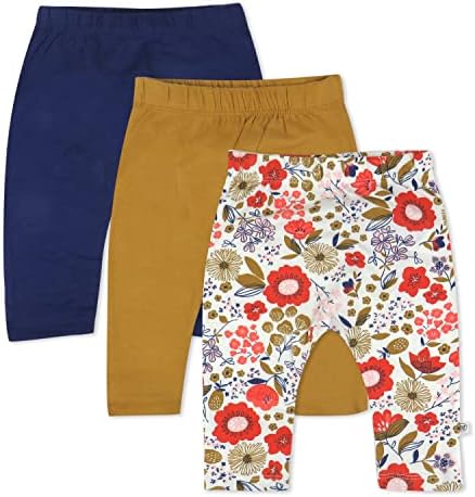 HonestBaby Unisex-Baby Multipack Harem Pants Roomy Fit Pull on Bottoms 100% by HonestBaby