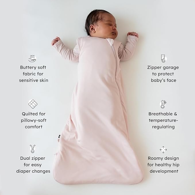 KYTE BABY Sleep Bag 1.0 TOG, Rayon Made From Bamboo Wearable Blanket, Dual - Image 3