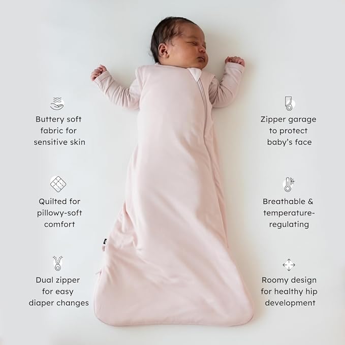 KYTE BABY Sleep Bag 1.0 TOG, Rayon Made From Bamboo Wearable Blanket, Dual - Image 3