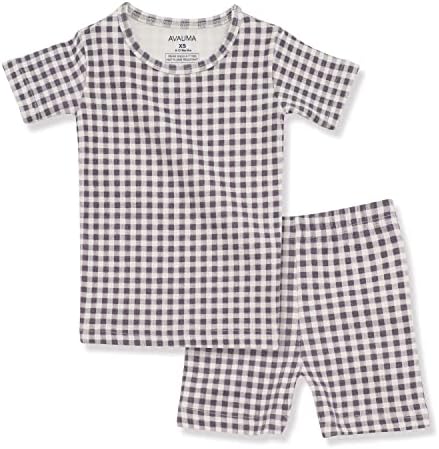 AVAUMA Baby Boys Girls Pajama Set 6M-7T Kids Cute Toddler Snug fit Pattern by AVAUMA
