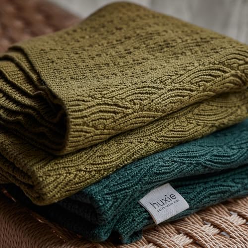 Receiving Blankets, 100% Organic Cotton Knit, Newborn Baby Swaddle | - Image 5
