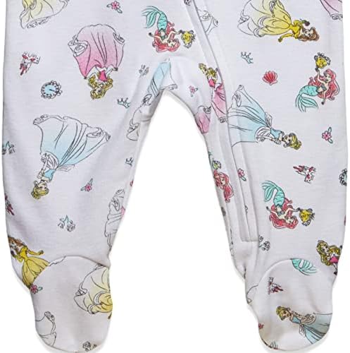 Disney Baby Girls' 2-Pack Footed Sleep N' Play Newborn to Infant - Image 4