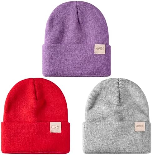 XOMZG Toddler Beanie Kids Winter Hats Infant Warm Knit Cap Newborn Winter Warm by Unknown