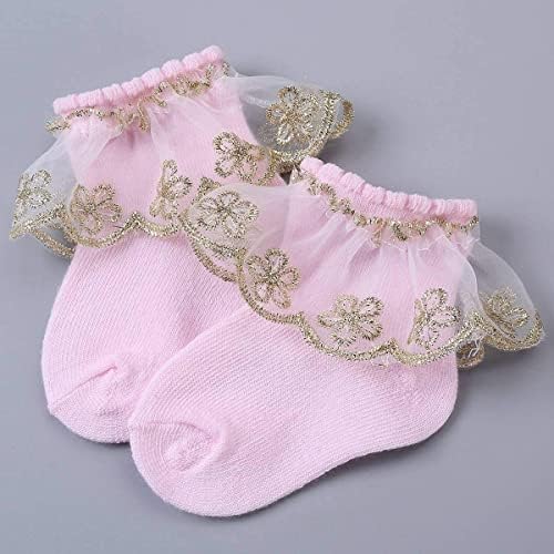 PrinceSasa Little Baby Girl Princess Lace Ruffles Socks Set - Image 5