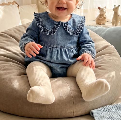 Baby Girl Denim Outfit Button Romper Jean Jumpsuit Shorts Overalls Toddler - Image 3