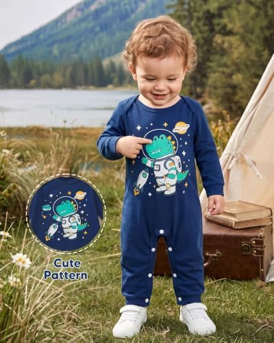 NZRVAWS Newborn Baby Boy Clothes Infant Romper 2-Pack outfit Cute Pattern - Image 4