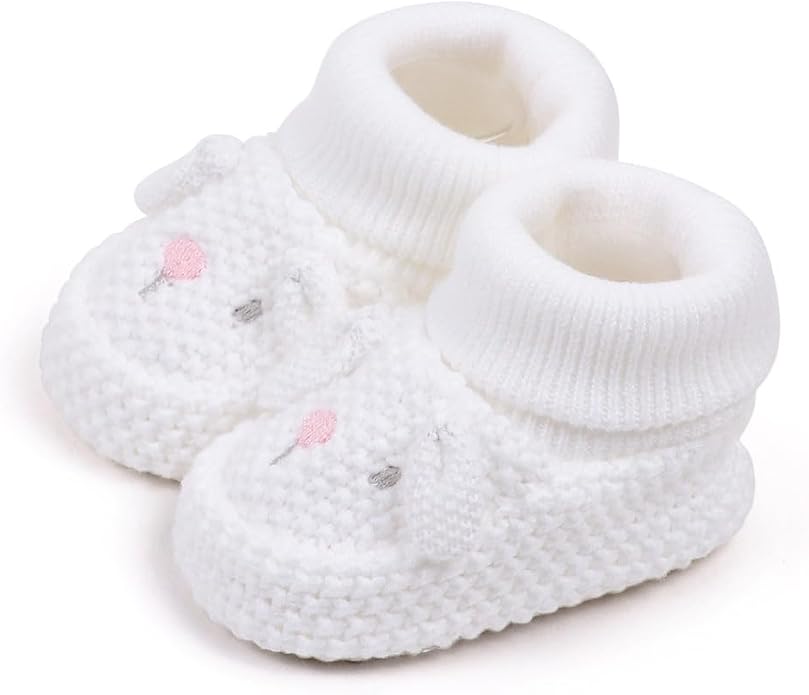 Newborn Baby Boys Girls Cozy Warm Booties Infant Cute Cartoon Knit Soft Socks - Image 5
