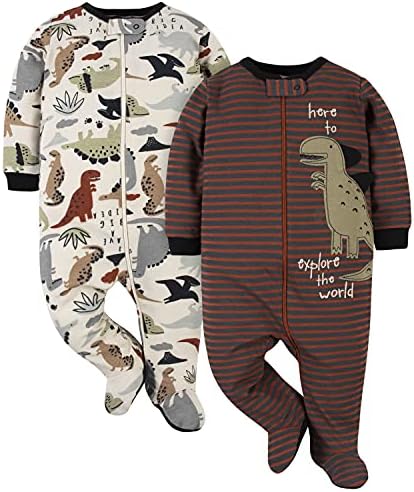 Gerber Baby Boys’ 2-Pack Sleep ‘N Play Pajamas by Gerber
