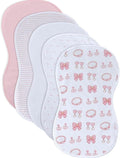 sleepyturtle Pack of 5, Baby Burp Cloths, Soft and Absorbent by sleepyturtle