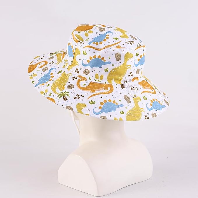 LANGZHEN Sun Protection Hat for Kids Toddler Boys Girls Wide Brim Summer - Image 4
