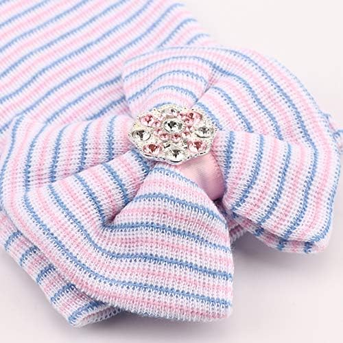 DRESHOW BQUBO 4 Pack Newborn Hospital Hat Infant Baby Hat Cap - Image 3