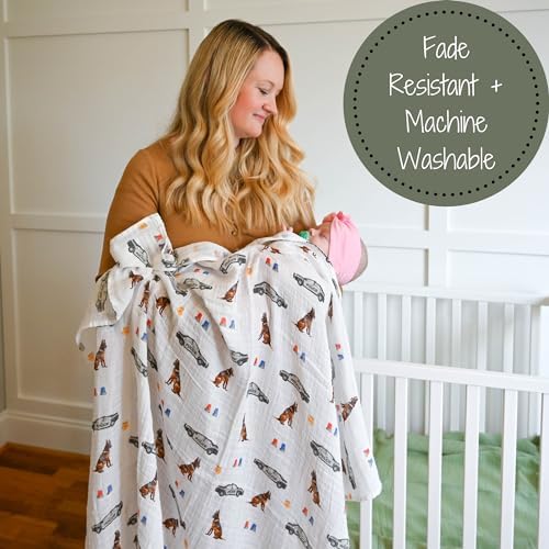 LollyBanks Muslin Swaddle Blankets 2 Pack, 100% Cotton Baby Blanket - Image 4