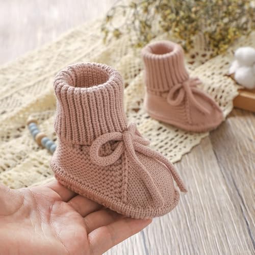 mimixiong Baby Booties Newborn Warm Infant Sock Baby Shoes - Image 5