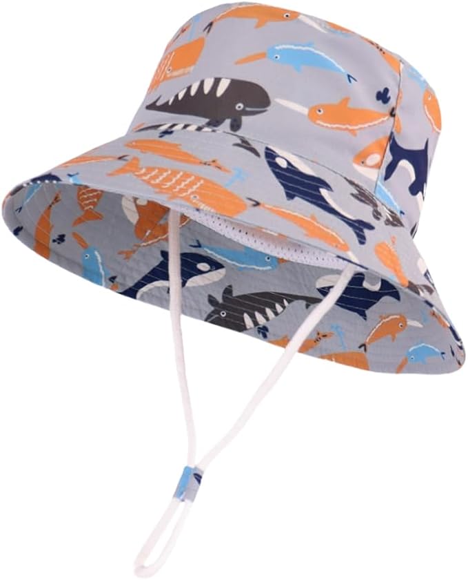 LANGZHEN Sun Protection Hat for Kids Toddler Boys Girls Wide Brim Summer by LANGZHEN