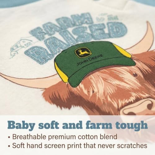 John Deere Baby Boys' One Piece Romper Newborn to Infant - Image 4