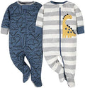 Gerber Baby Boys’ 2-Pack Sleep ‘N Play Pajamas by Gerber