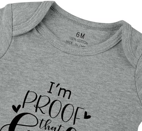 listery I'M Proof That God Answers Prayers Baby Bodysuit Baby Religious Infant - Image 2