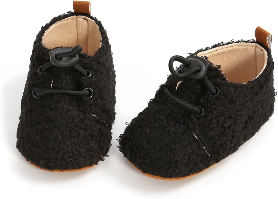 Ohwawadi Infant Baby Boys Girls Slippers Cozy Fleece Booties Soft Bottom Warm - Image 6