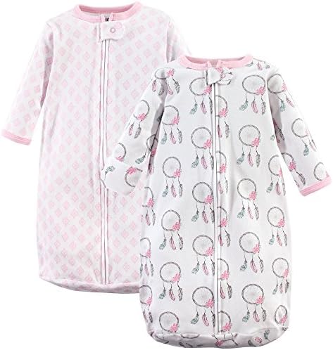 Hudson Baby Unisex Baby Cotton Long-Sleeve Wearable Sleeping Bag by HudsonBaby
