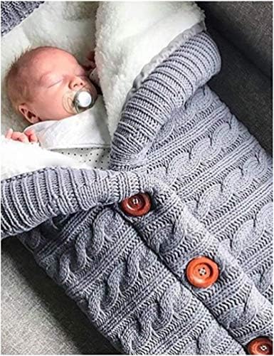 XMWEALTHY Unisex Infant Swaddle Blankets Soft Thick Fleece Knit Baby Girls Boys - Image 4