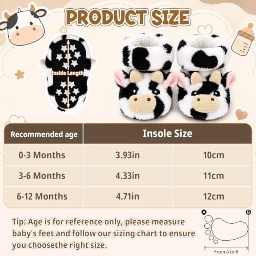 Baby Boys Girls Booties Newborn Baby Shoes Unisex Winter Warm Infant Slippers - Image 6
