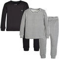 moimoln Cotton Modal Baby Toddler Pajamas Check Solid Leopard 6M-8Y by moimoln