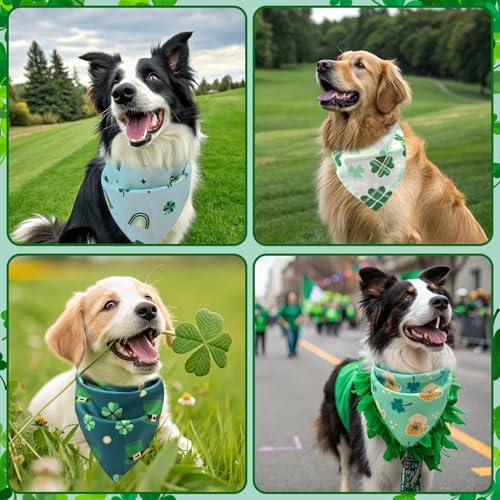 EXPAWLORER St. Patrick's Day Dog Bandanas 4 Pack - Image 6